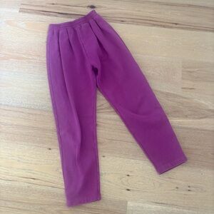 Ilana Kohn Purple Terry Sweatpants